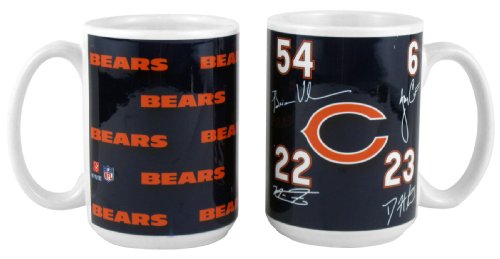 NFL Chicago Bears 15-Ounce Coffee Mug Set