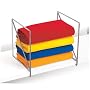 Shelf Dividers - Set of 4 (Chrome) (9" H x 8" D)
