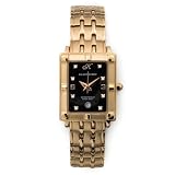 Klaus Kobec Entrepreneur Rose Gold with Diamonds Ladies Watch - P10 - Swiss Movement Rose Gold IP Plated w/Pitch Black Diamond Dial