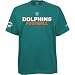 Reebok Miami Dolphins Short Sleeve Orbital Sideline T-Shirt