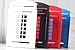 New Arrival A Pair of Retro British Style Telephone Booth Bookend Bookends (Blue) B002