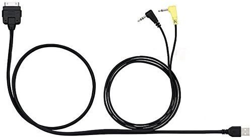 Ipod Iphone Audio and Video Cable for Kenwood Aux Interface KCA-IP302