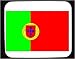 Mouse Pad with map, Portugal, flag