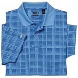 IZOD G Mens G-Fresh Windowpane Jacquard Polos