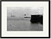 Black Framed/Matted Print 17x23, Ely's First Flight