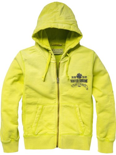 Scotch Shrunk Jungen Hemd 12410240518 - hooded cardigan with logo artwork, Gr. 164 (14), G Preisvergleich
