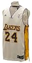 Kobe Bryant Los Angeles Lakers #24 Swingman Adidas NBA Basketball Jersey (Home Alternate White)