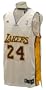 Los Angeles Lakers KOBE BRYANT #24 Men's NBA Swingman Jersey, White