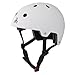 Triple Eight Dual Certified Bike and Skateboard Helmet, White Matte, X-Small/Small
