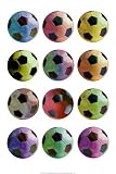 Pop Art Soccer Art Poster Print by Anthony Matos, 24x36