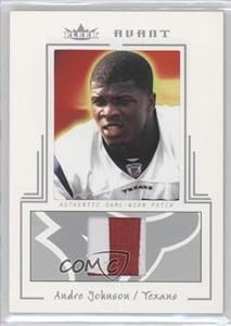 Andre Johnson #20/25 Houston Texans (Football Card) 2003 Fleer Avant [???] #N/A
