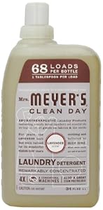 Mrs. Meyer's Clean Day Liquid Laundry Detergent, Lavender, 34 Fluid Ounce