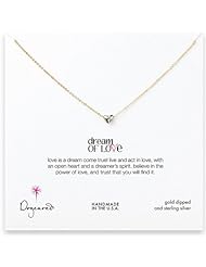 Dogeared Dream of Love Necklace Gold Dipped