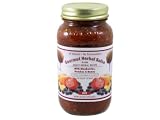 Gourmet All Natural Herbalist Salsa with Blueberries, Peaches & Honey (Hot, 26 Ounce) by The Herbalist