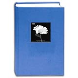 Pioneer Photo Albums DA300CBF-SKB Fabric Frame Album 4 x 6 3-UP 300 Photo Sky Blue