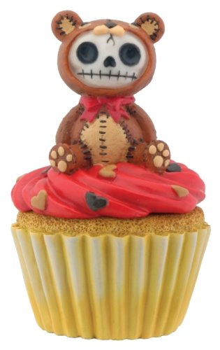 Brown Honeybear Furry Bones Cupcake Box Collectible Display Figurine