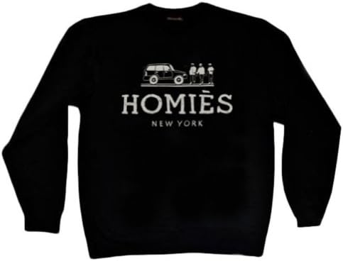 Reason Clothing Men's Homies Crewneck Black Medium