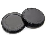 Panasonic DMW-LRC1, DMW-BDC1 compatible Micro Four Thirds Rear Lens Cap & Body Cap for Panasonic Lumix DMC-G1, DMC-G2, DMC-G3, DMC-G10, DMC-GF1, DMC-GF2, DMC-GF3, DMC-GH1, DMC-GH2