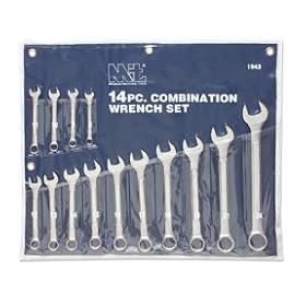 MIT Tools 14 piece Metric Combination Wrench Set 8 - 24 MM by Michigan Industrial Tools