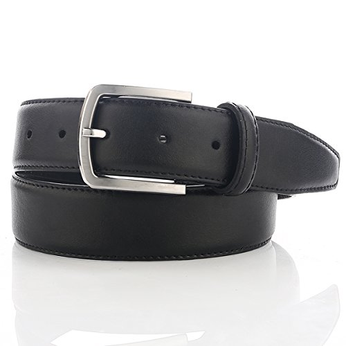 Leather Belts for Men Business Style 35mm Wide