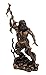 King Zeus Grecian God Throwing Lightning Resin Statue Figurine