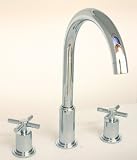 Bathroom Classic Chrome Finish 8 - 16 Widespread Installation Lavatory Sink Vanity Faucet 37