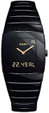 Rado Watches Rado Sintra Super Jubile Black Tone Ceramic Digital and Analogue Multi-Function Mens Watch