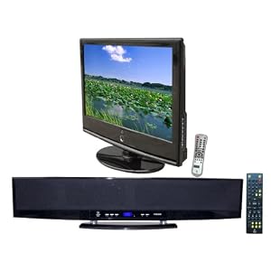 Pyle Hot LCD HDTV & Sound Bar Package for Home/Office/Schools/Public -- PTC22LC 22