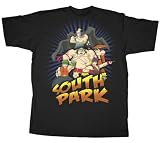 South Park FAR EAST Cartoon Animation Comedy Funny Adult Black Tee T-Shirt, Medium