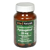 A to Z Naturals Pycnogenol, 50 mg Vegetarian, 60 Tablets
