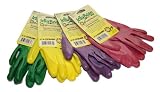 PIP WA7402A/4PAK-AMZ4 Jelly Bean Ladies Medium Glove, Purple/Pink/Yellow/Green, 4-Pack