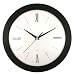 Timekeeper Products LLC 12-Inch Round Black Wall Clock with Roman Numerals