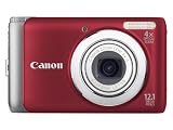 Canon - PowerShot A3100 IS - Appareil photo num�rique - 12,1 Mpix - Rouge