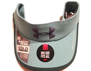 Mens Under Armour Armourlight Visor, Solder/Wire/Open Grey, One Size