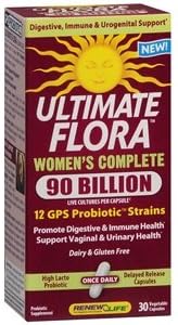 Ultimate Flora Women's Complete 90 Billion Capsules 30 ea