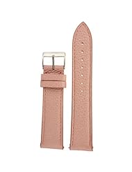 Watch Band Genuine Leather Pale Pink Quick Release Built-in Pins 16 millimeters