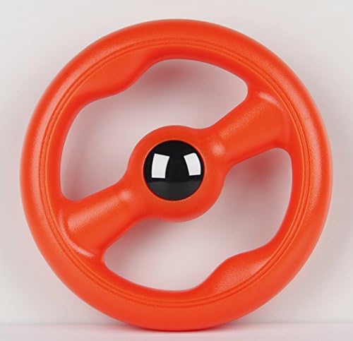 Large Floating Ring Flying Disc Floats on Water Tough Dog Chew Toy (Blue)