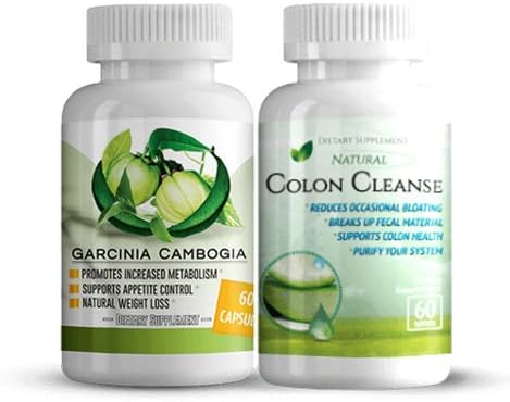 The Miracle Diet - Garcinia Cambogia and Natural Colon Cleanse Combo Pack