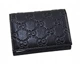 【並行輸入】グッチ GUCCI カードケース/名刺入れ 120965 A0V1R 1000 GG 型押し牛革 (ブラック) GUCCI 名刺入れ