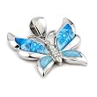 Millefiori Butterfly Pendant