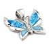 Millefiori Butterfly Pendant