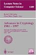 Advances in Cryptology 1981 - 1997: Electronic Proceedings and Index of the CRYPTO and EUROCRYPT Conference, 1981 - 1997 (Lecture Notes in Computer Science)