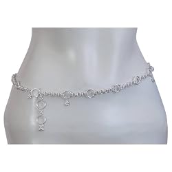 Romantic Gifts Sterling Silver Belly Chain Length 32.5 inches(b271)