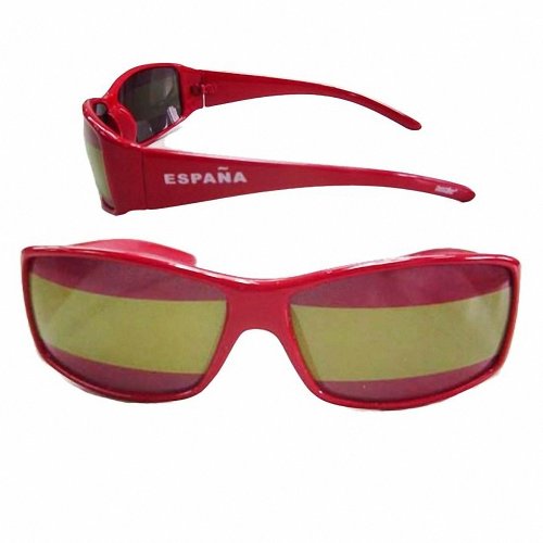 Taffstyle® Fanartikel Sonnenbrille Fan Brille zur Fussball Weltmeisterschaft 2014 WM & EM Länder Flagge Style – Spanien