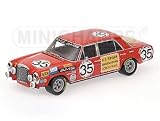 Review Minichamps 100713495 / Diecast Model Mercedes-Benz 300 SEL AMG (Spa 1971) in Red (1:18 scale)