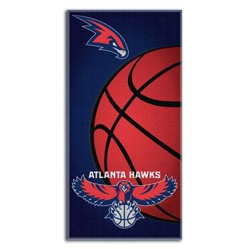 Atlanta Hawks NBA Emblem Fiber Reactive Beach Towel