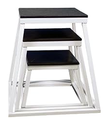 Plyometric Platform Box Set- 12",18",24" White