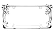 Cruiser Accessories 19003 Chrome Palm Tree Frame