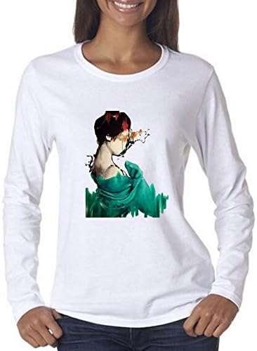 Mai Magic Geisha Painting Boys' Red Baron Aiplane T-shirt Long Sleeve Women L