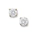 1/4 to 1 ct. tw. Round Diamond Solitaire Earrings